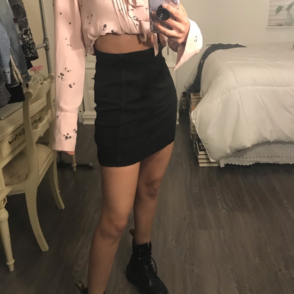 Free people mini skirt